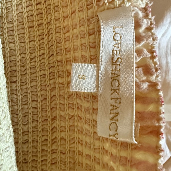 LoveShackFancy “Robyn” striped smocked ruffle maxi dress - Picture 3 of 4